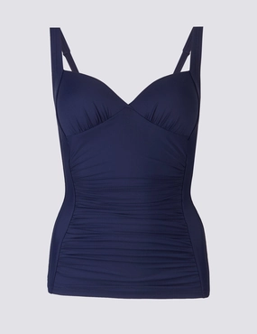 Padded Plunge Tankini Top