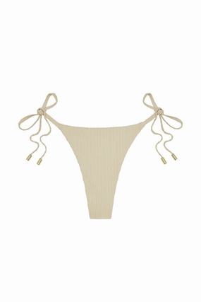 Palma Thong - Vanilla Matte Rib