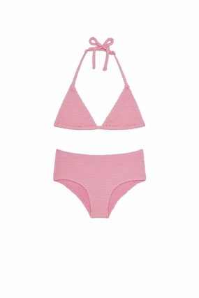 Palma Top & Seychelles Bottom Set - Cherry Blossom Crinkle