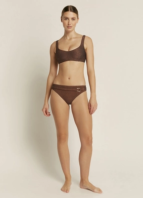 Paloma Mid Pant - Black/Copper