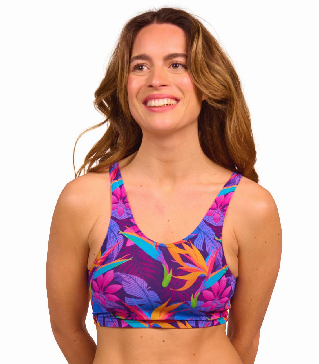 Paradise Purple Tan Through Cropkini