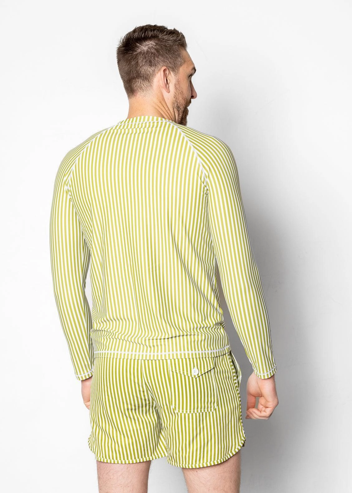Pear Stripes | Men's Rashguard Top