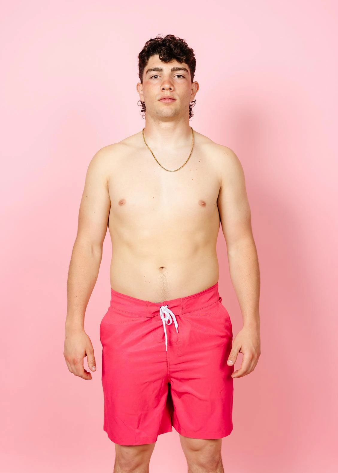 Pink Raspberry | Men's Swim Trunks