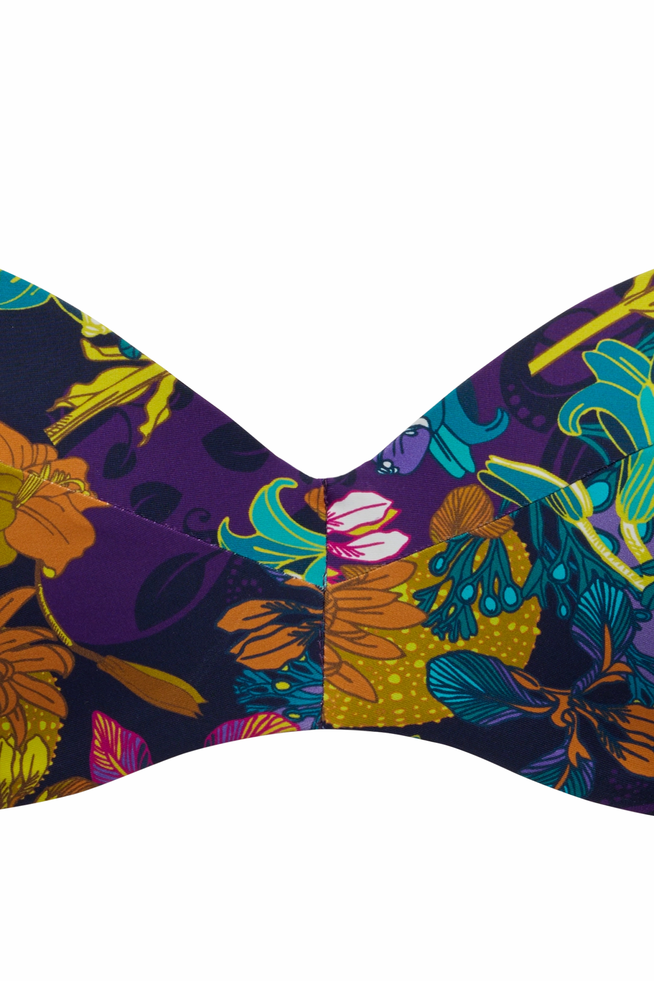 plunge balcony bikini top