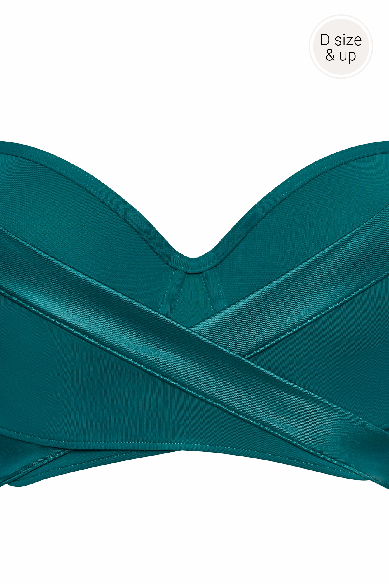 plunge balcony bikini top
