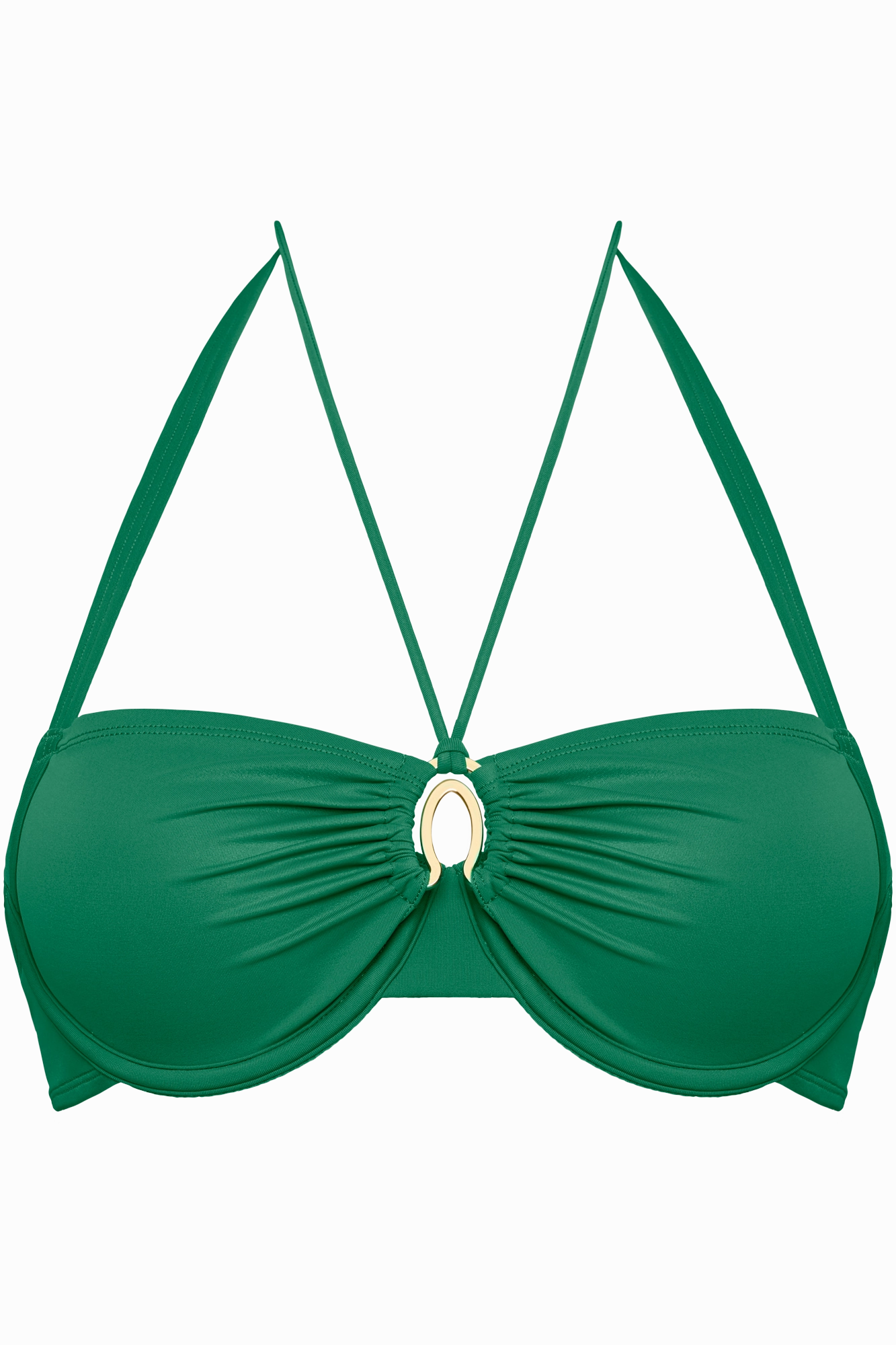 plunge balcony bikini top
