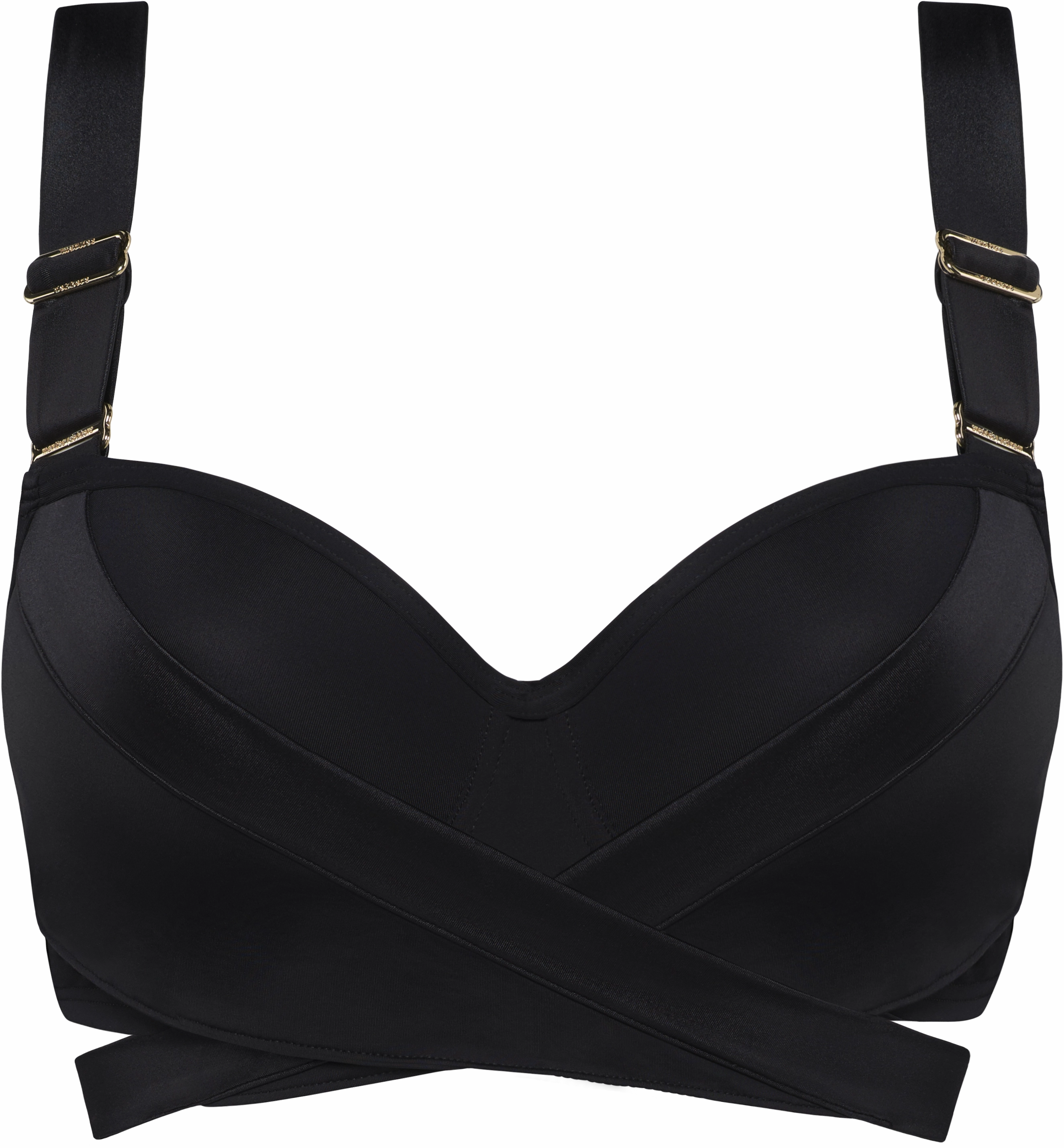 plunge balcony bikini top