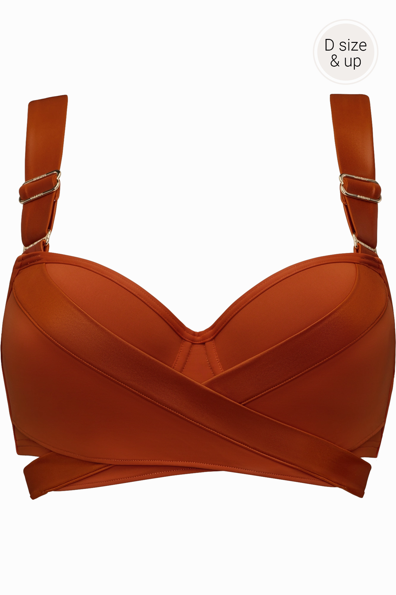 plunge balcony bikini top