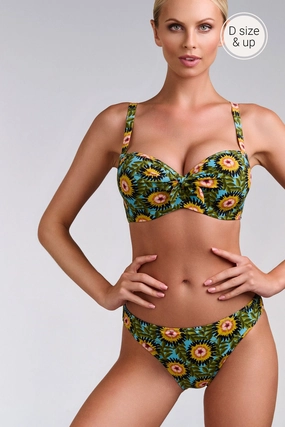 plunge balcony bikini top