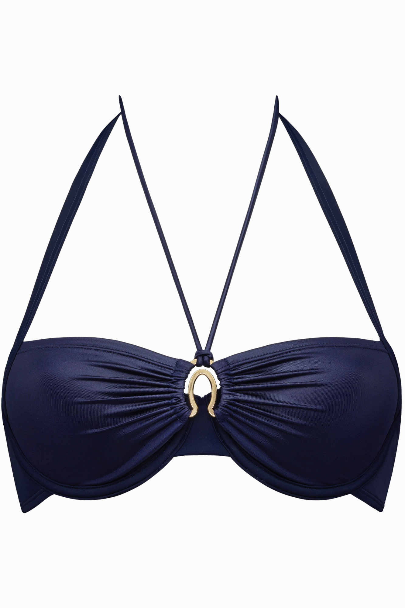 plunge balcony bikini top