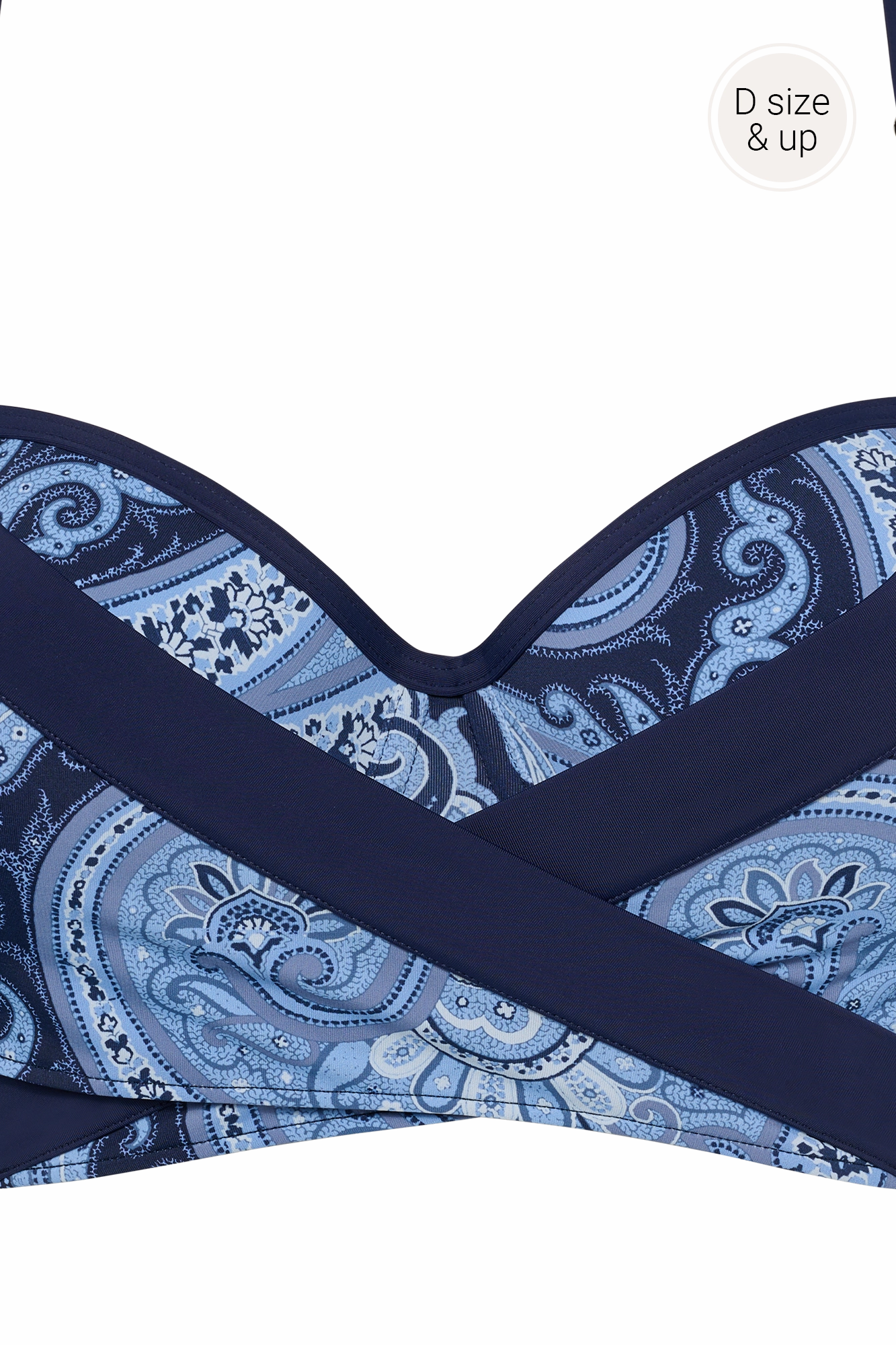 plunge balcony bikini top