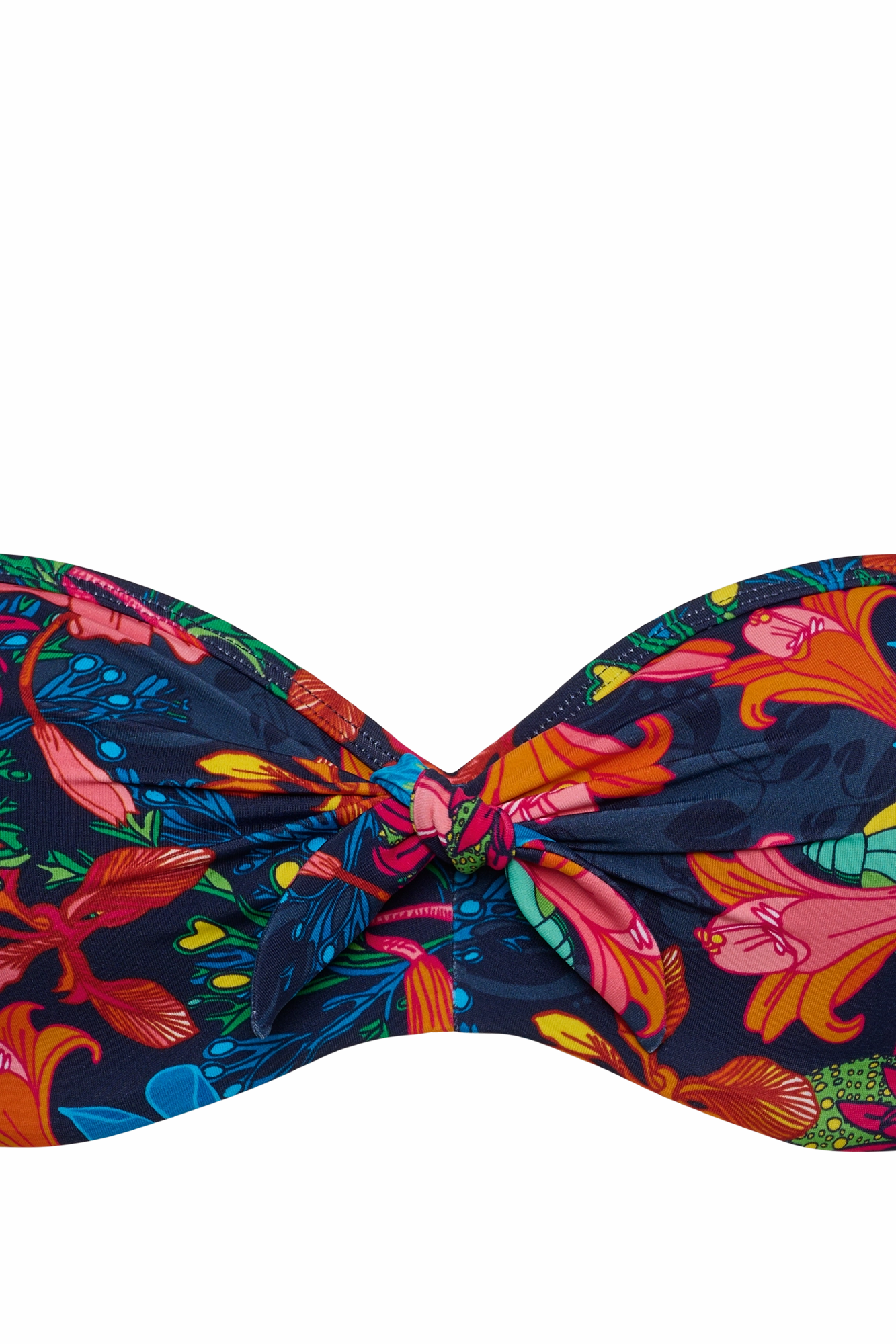 plunge balcony bikini top