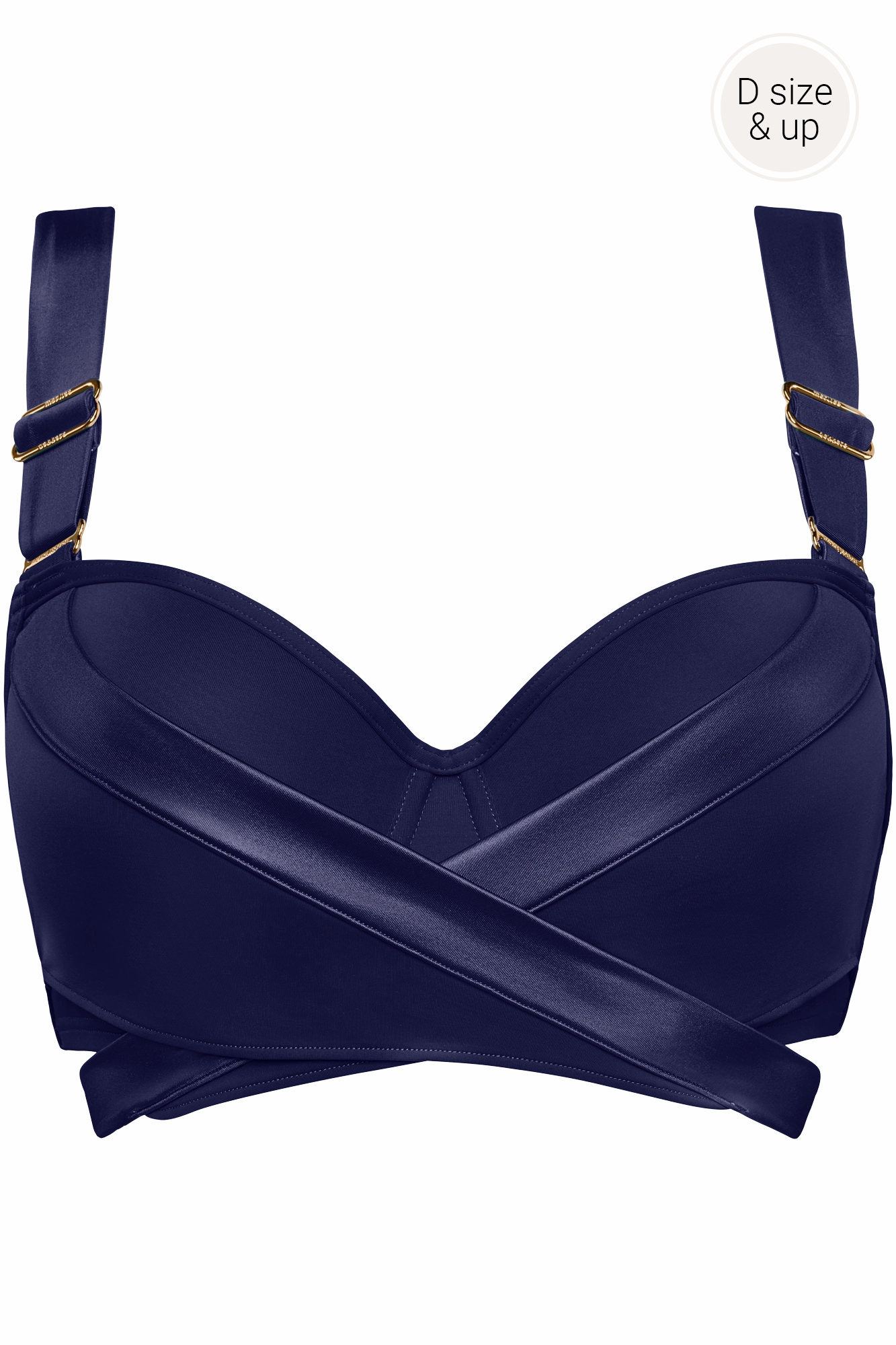 plunge balcony bikini top