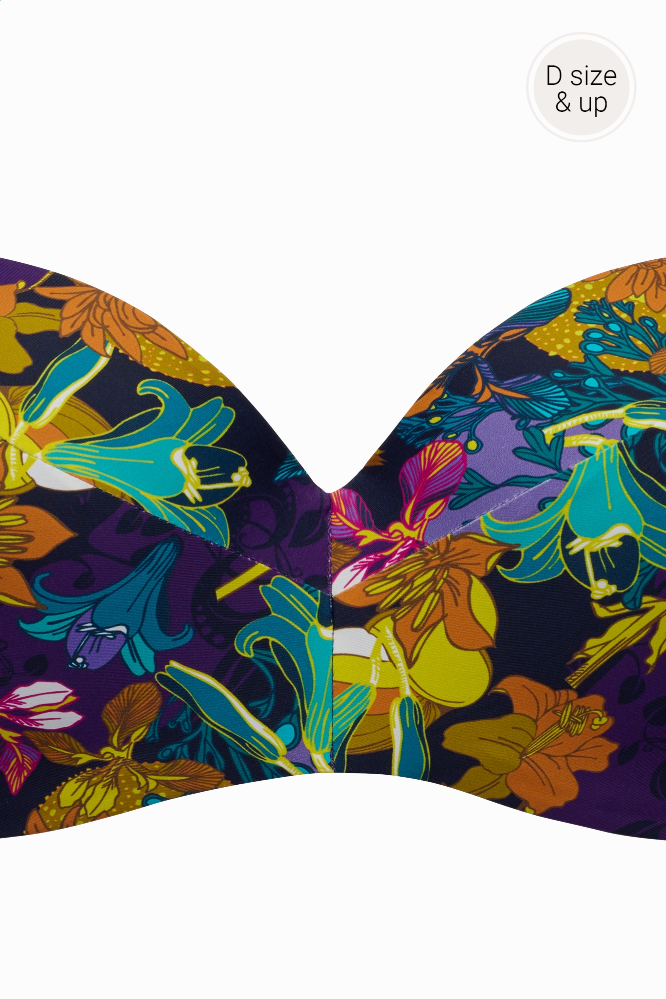 plunge balcony bikini top