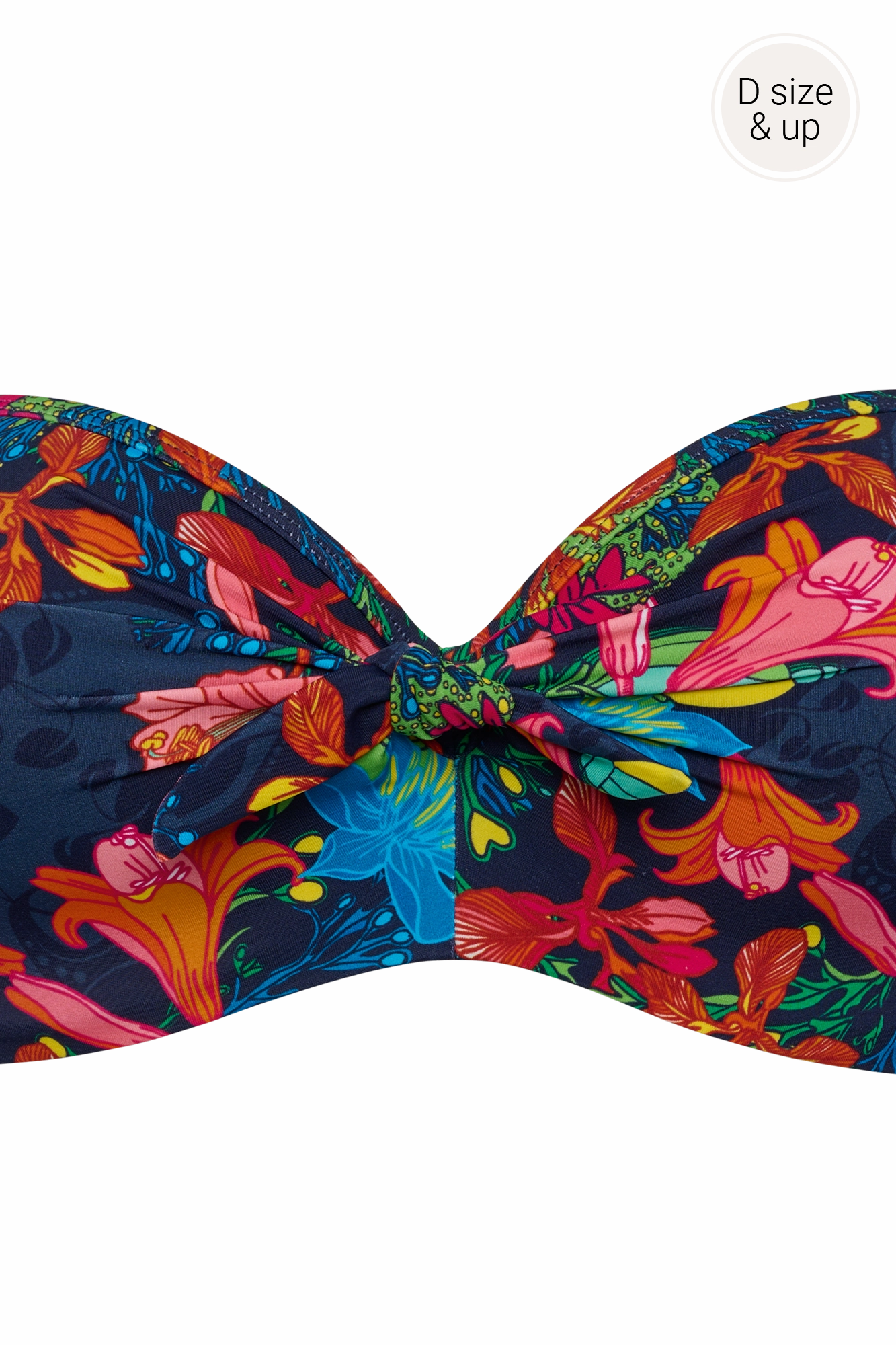 plunge balcony bikini top