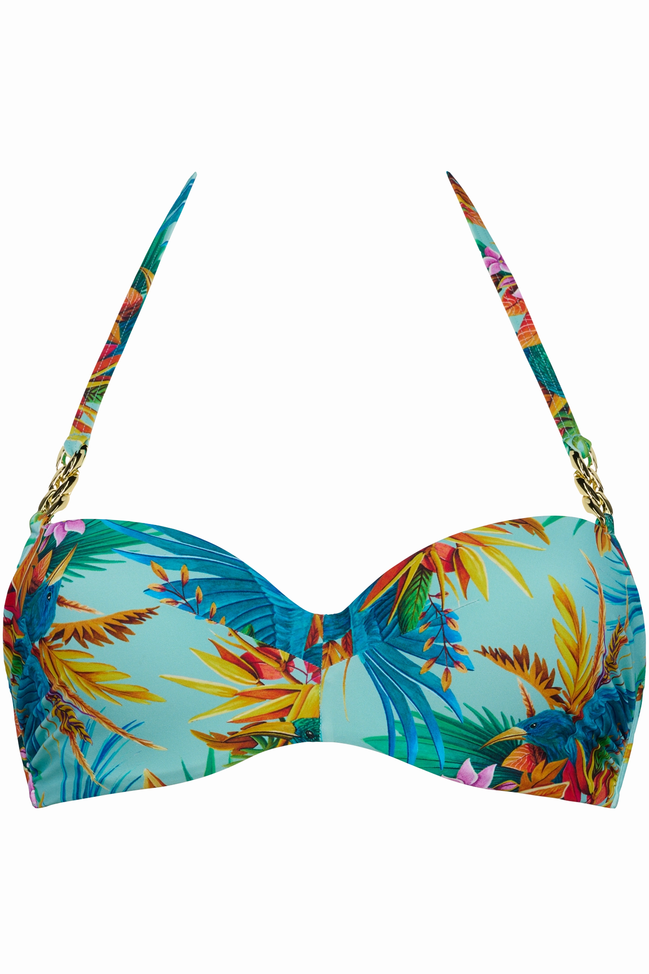 plunge balcony bikini top