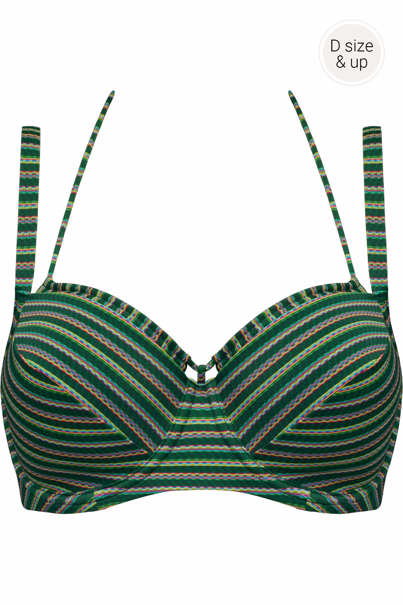 plunge balcony bikini top