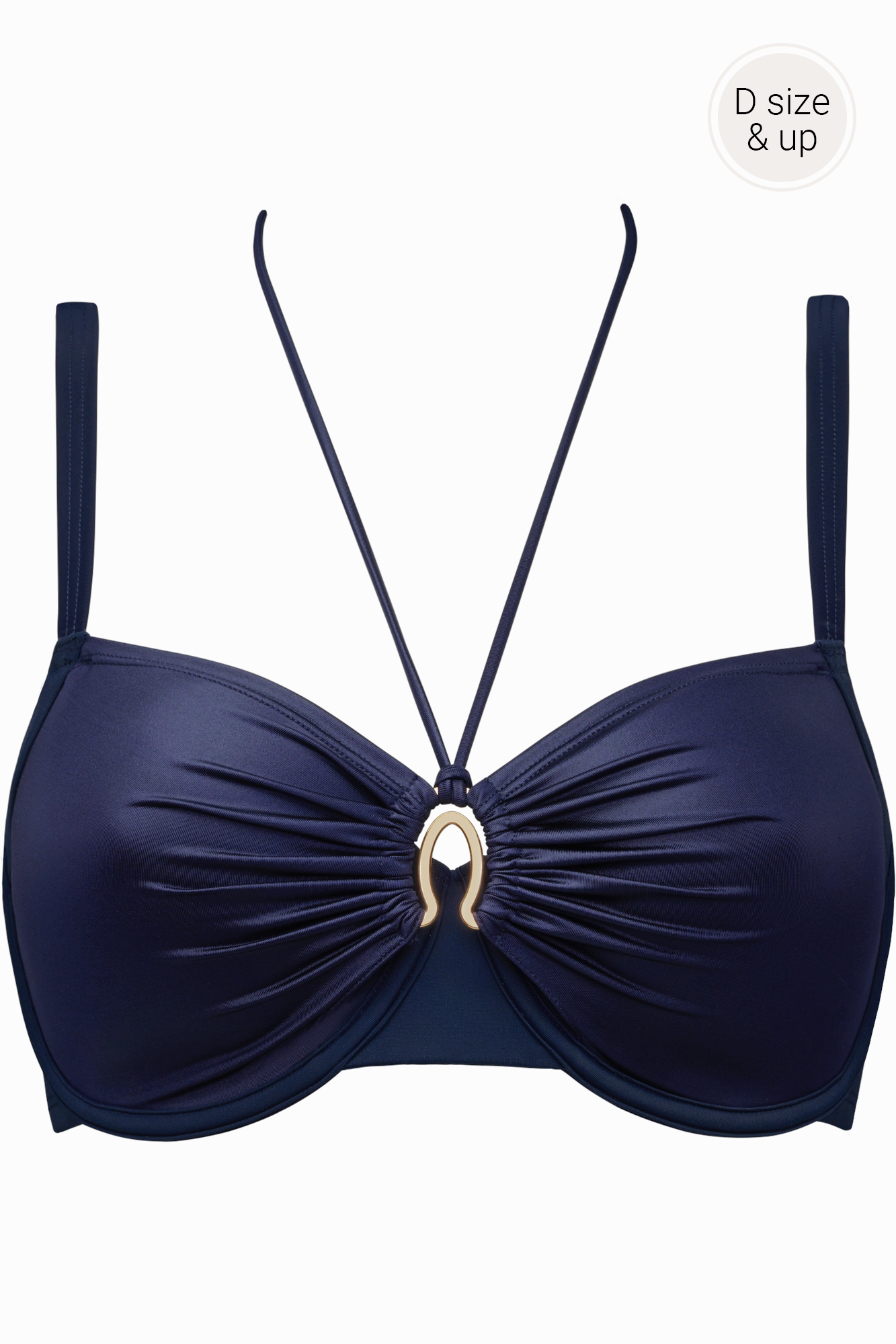 plunge balcony bikini top