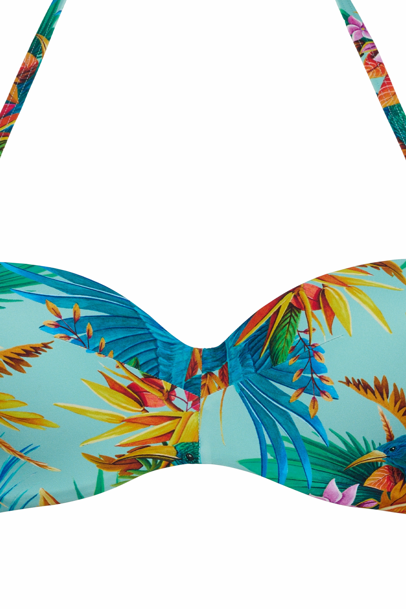 plunge balcony bikini top