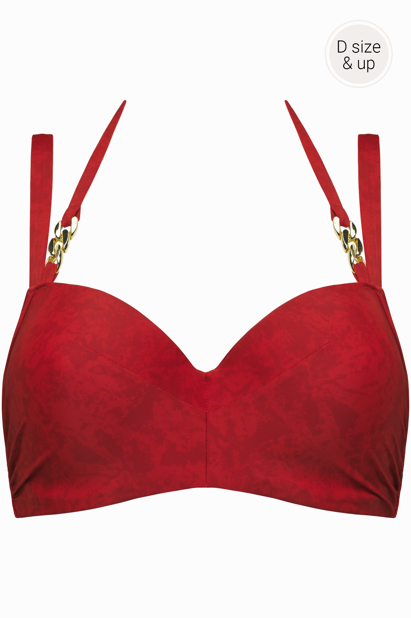 plunge balcony bikini top