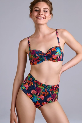plunge balcony bikini top