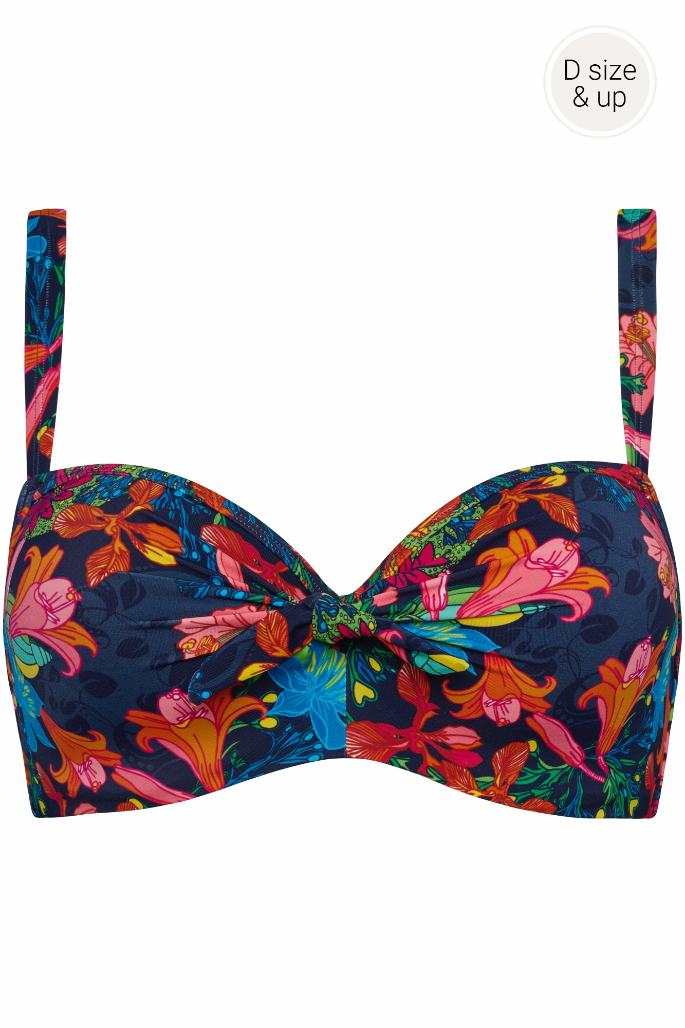 plunge balcony bikini top