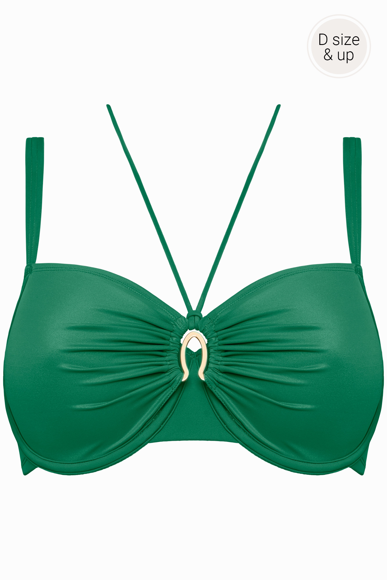 plunge balcony bikini top