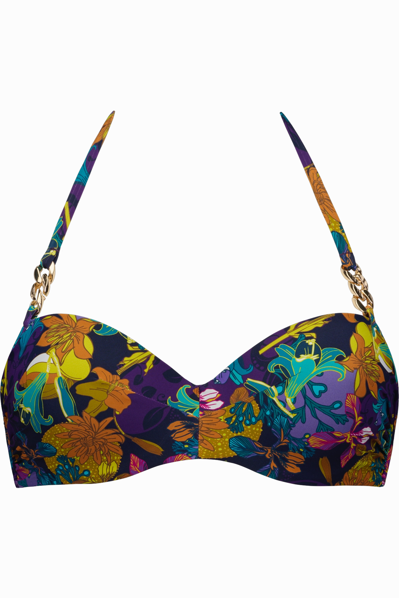 plunge balcony bikini top