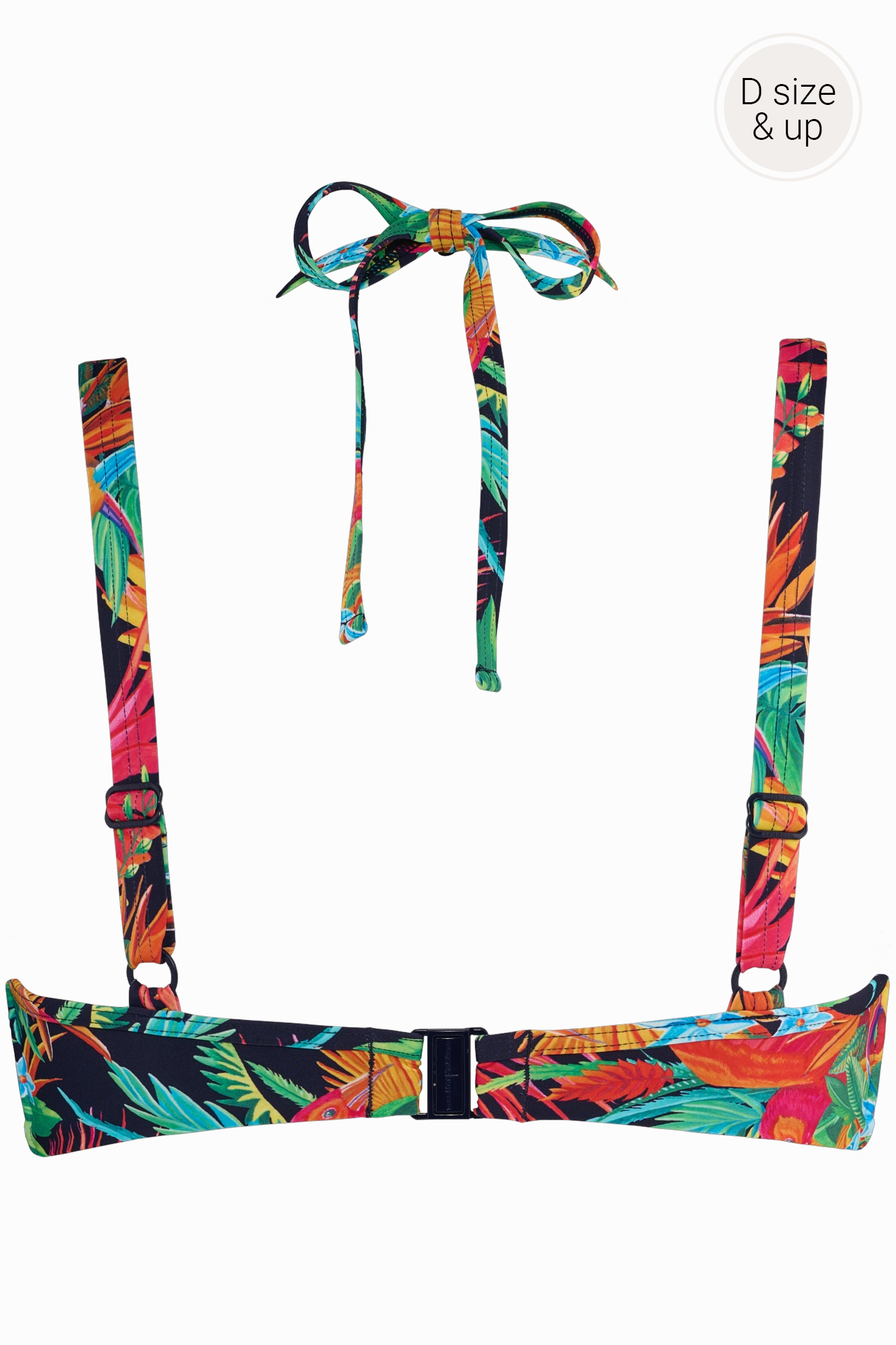 plunge balcony bikini top
