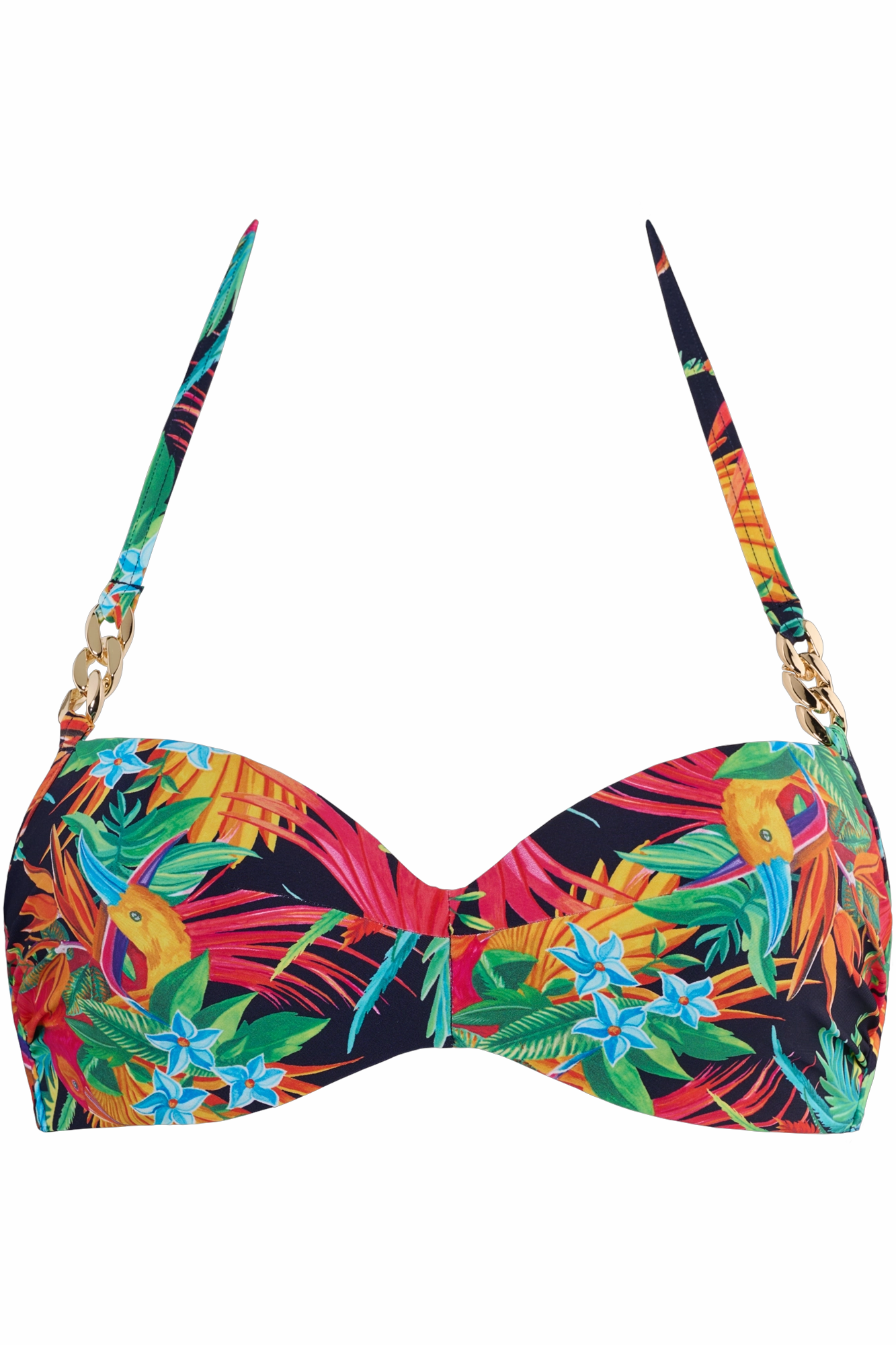 plunge balcony bikini top