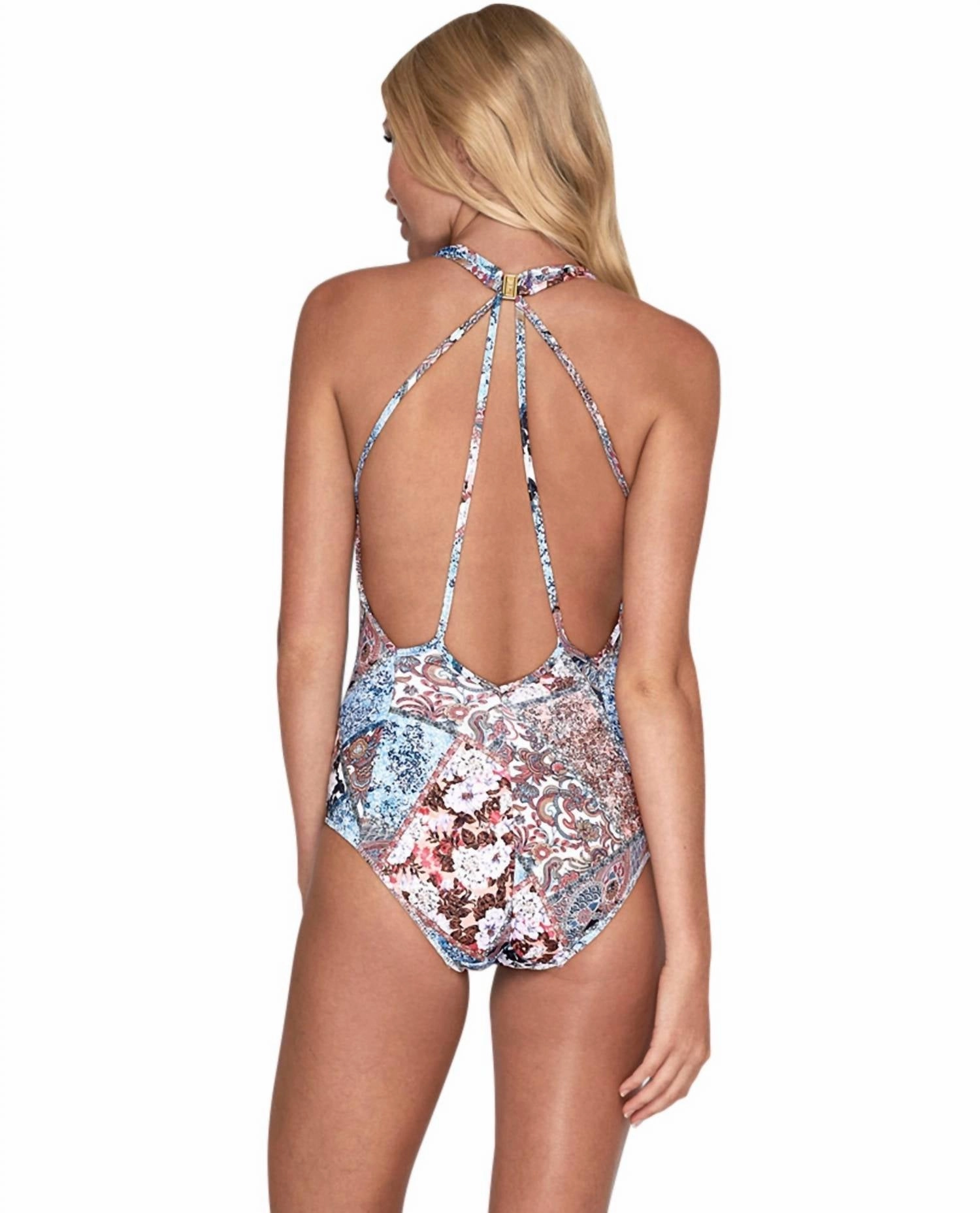 Plunge V-Neck One Piece Swimsuit In Australia Poetic