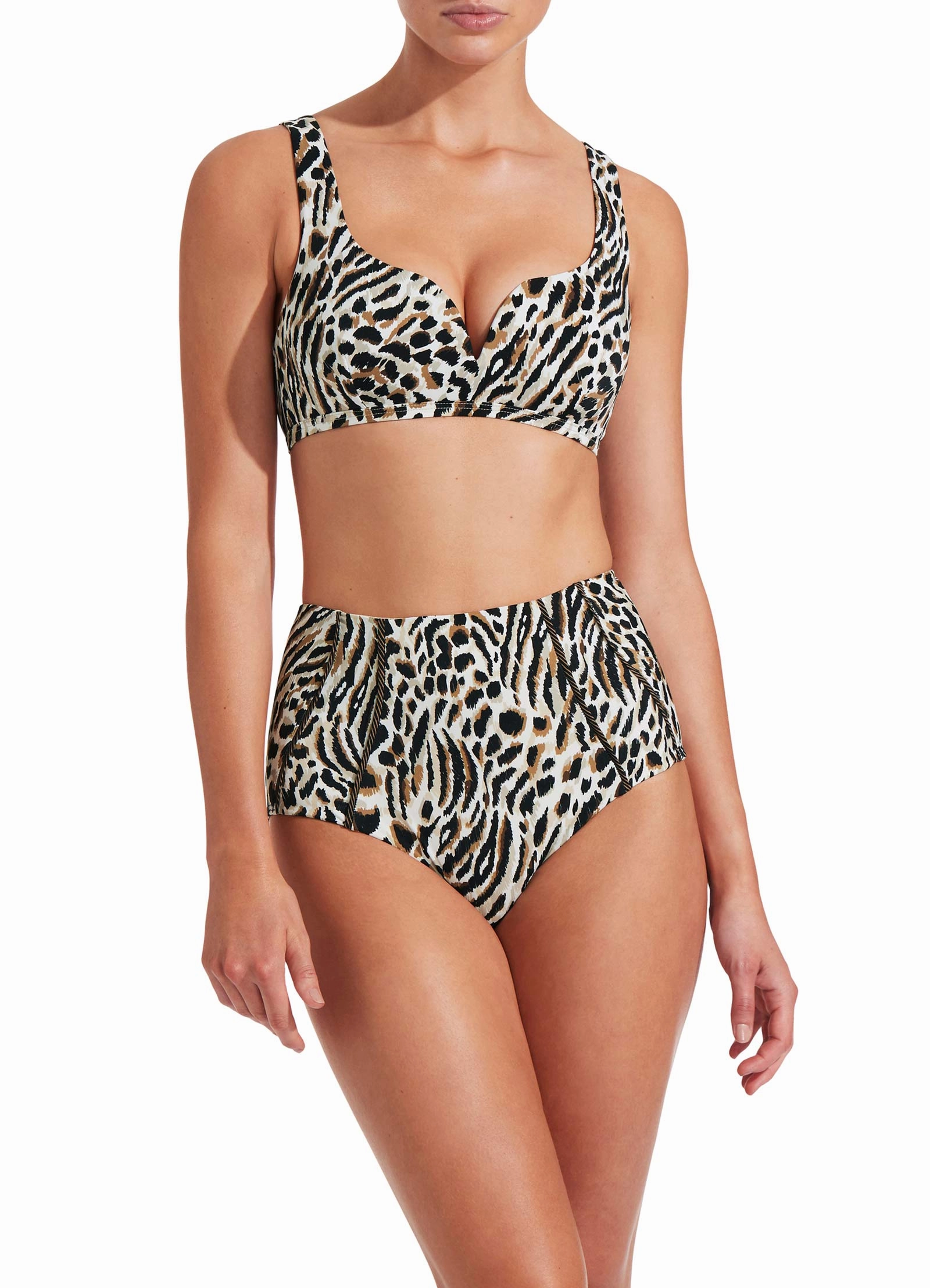 Prowess C/D V Wire Bikini Top - Natural