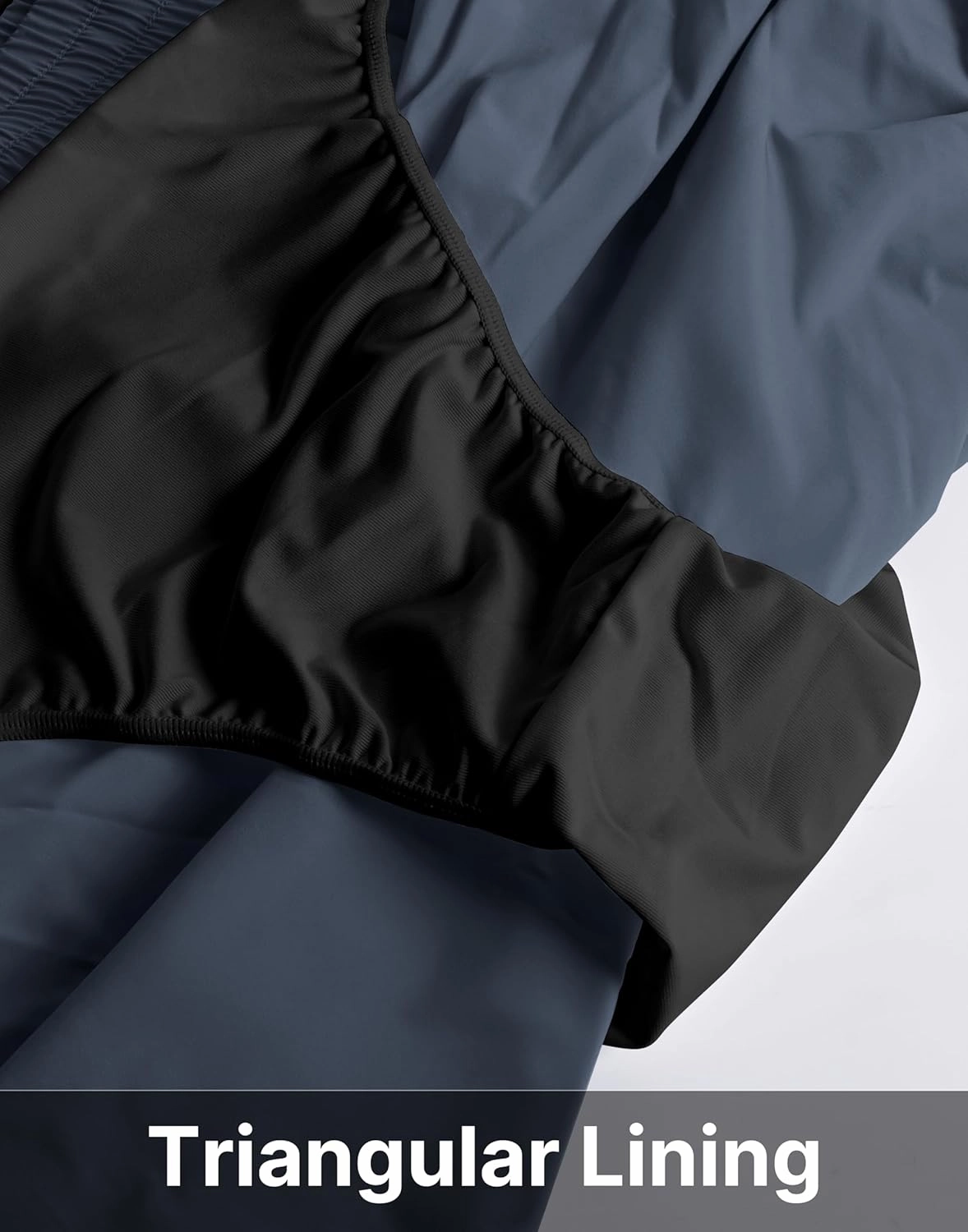 Pudolla Men's Swim Trunks with Compression Liner Quick Dry 9" Board Shorts Bathing Suit with 3 Zipper Pockets