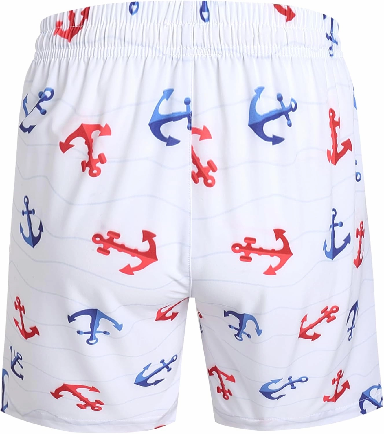 Pullonsy Men's Swim Trunks Quick Dry Board Shorts with Zip Pockets Beach Swimwear Bathing Suits