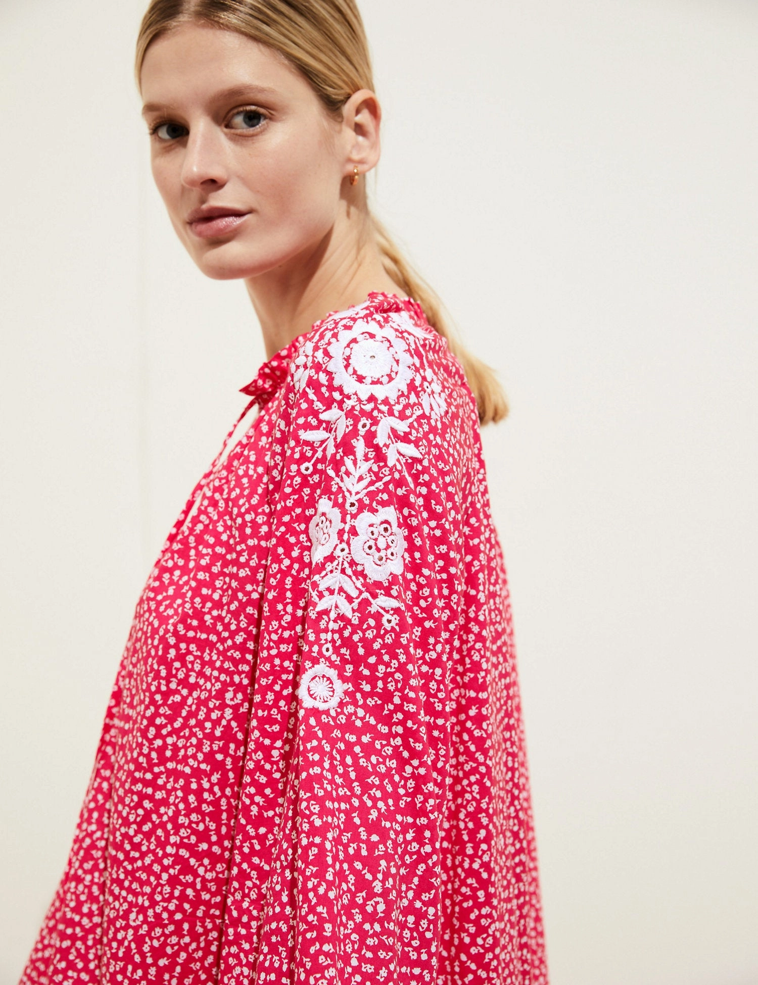 Pure Cotton Printed Beach Cover Up Kaftan