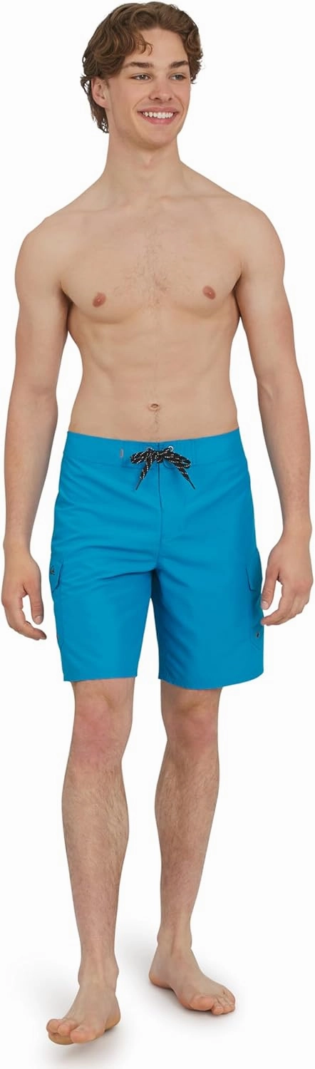 Quiksilver Men's Swimwear Regular Fit Fixed Waist UPF 50 Quick Dry Board Shorts (32-40)