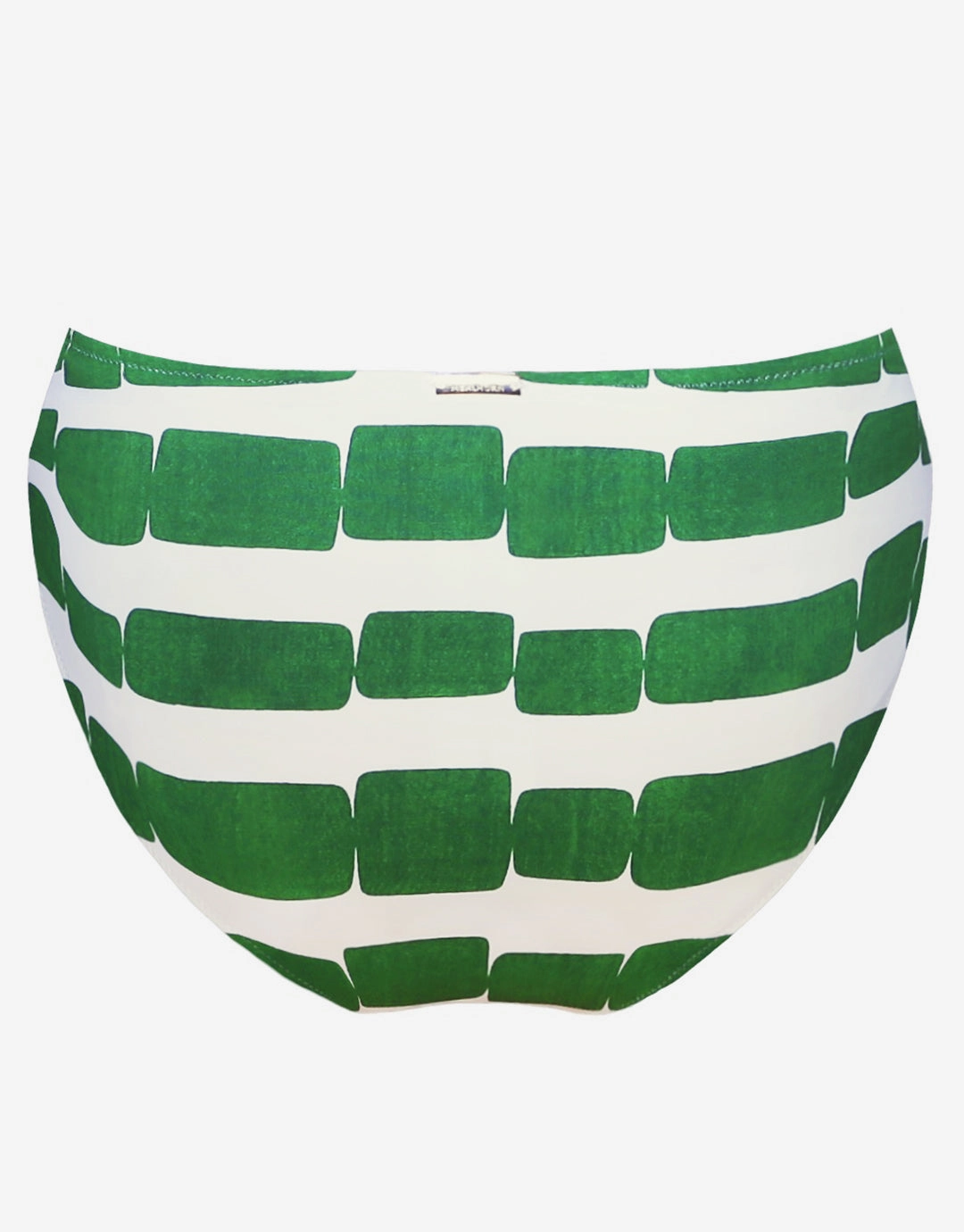 Radiance Bikini Pant - White and Clover