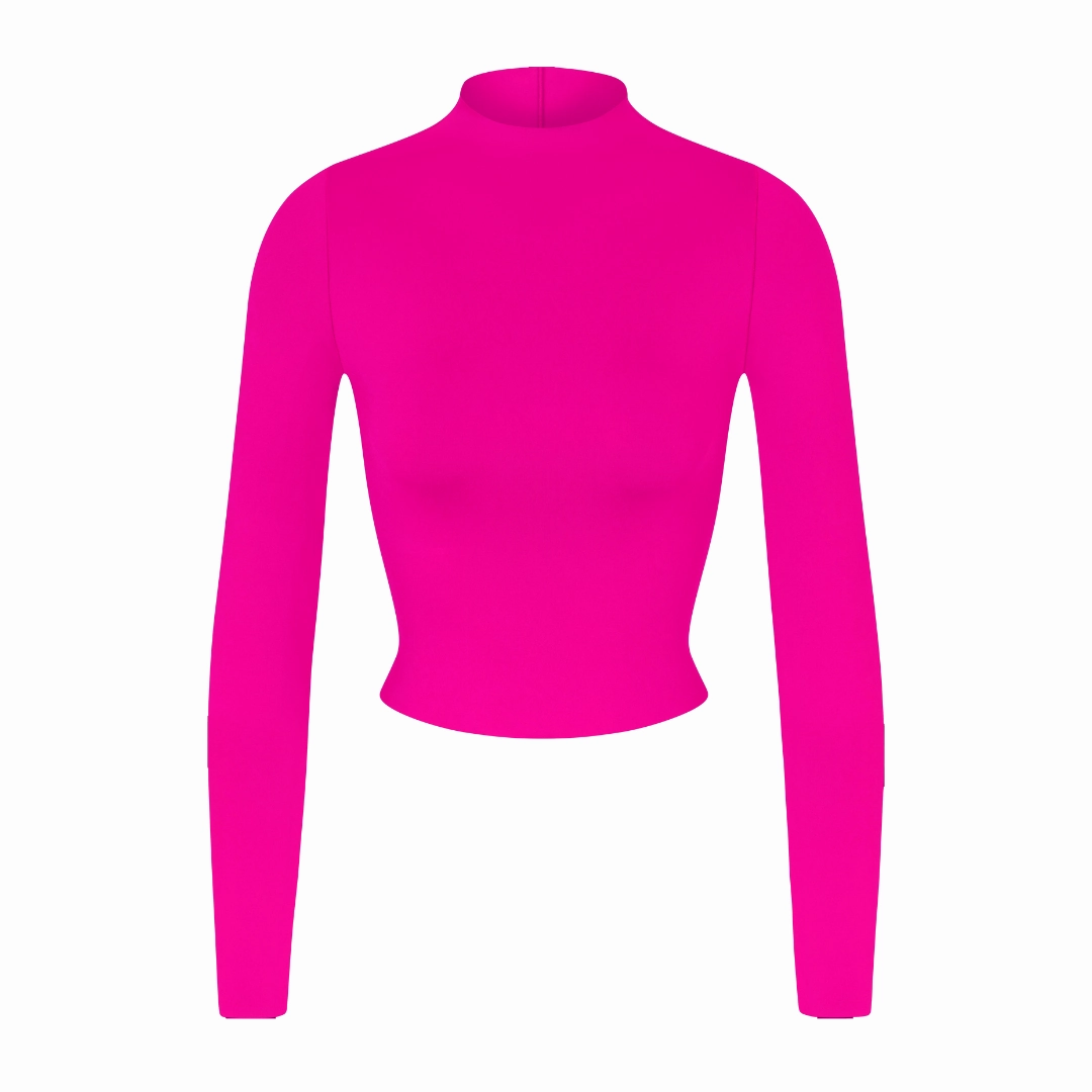 Rays Long Sleeve Top - Hot