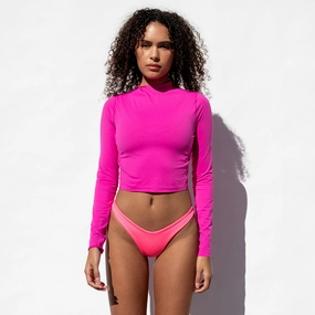 Rays Long Sleeve Top - Hot