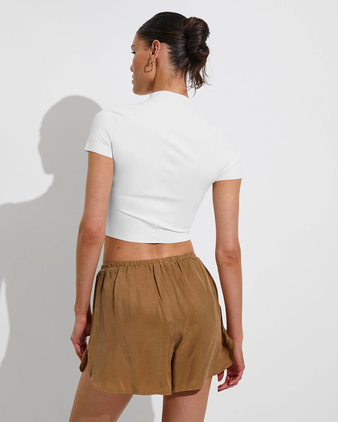 Rays Short Sleeve Top - Coconut
