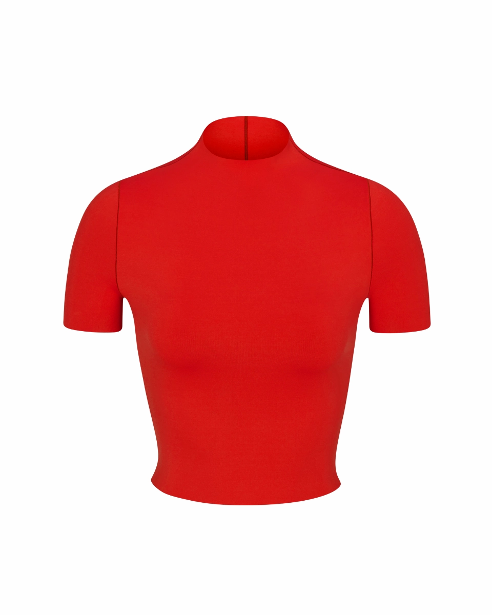 Rays Short Sleeve Top - Sweet Chili Heat