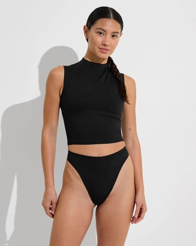 Rays Sleeveless Top - Jet