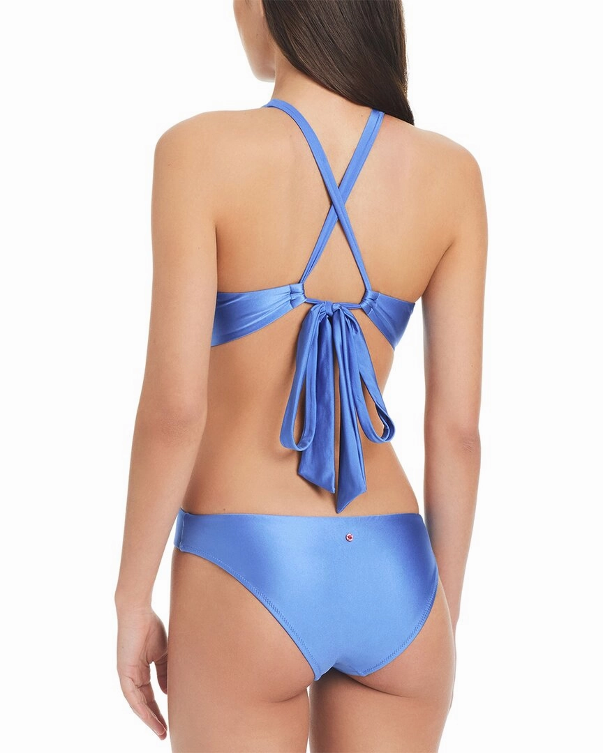 Red Carter Shine Solids Cutout Skimpy Fit One Piece Swimsuit