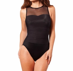 Rendezvous Dd-Cup One Piece Swimsuit In Black