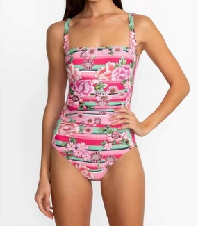 Ruched One Piece In Bocardi