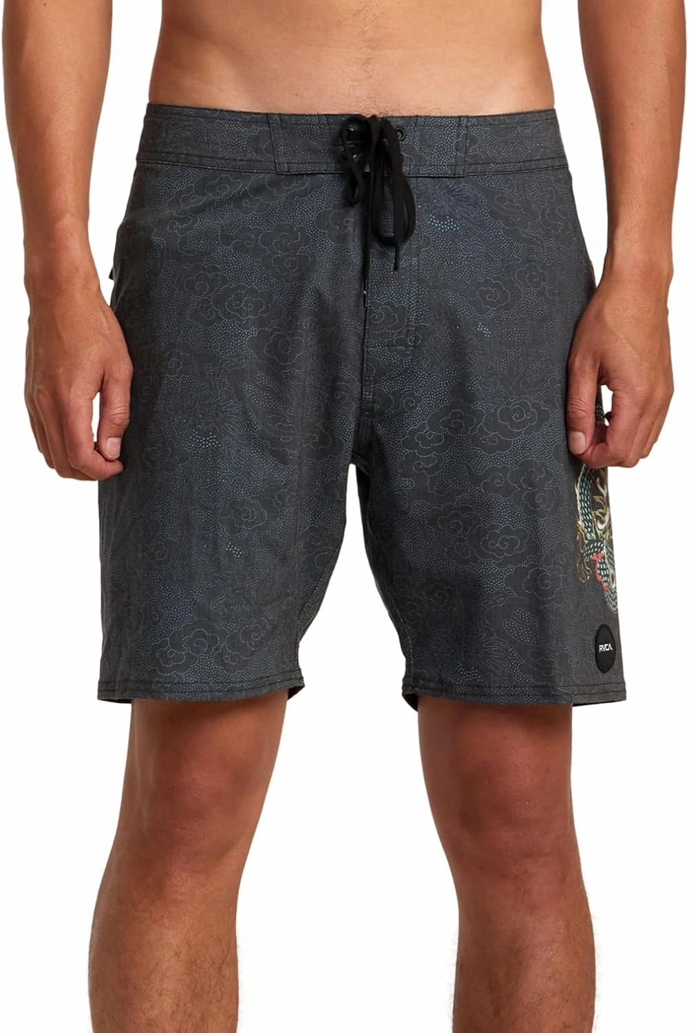 RVCA Men's Standard 4-Way Stretch Fixed Waist 18 Inch Boardshort