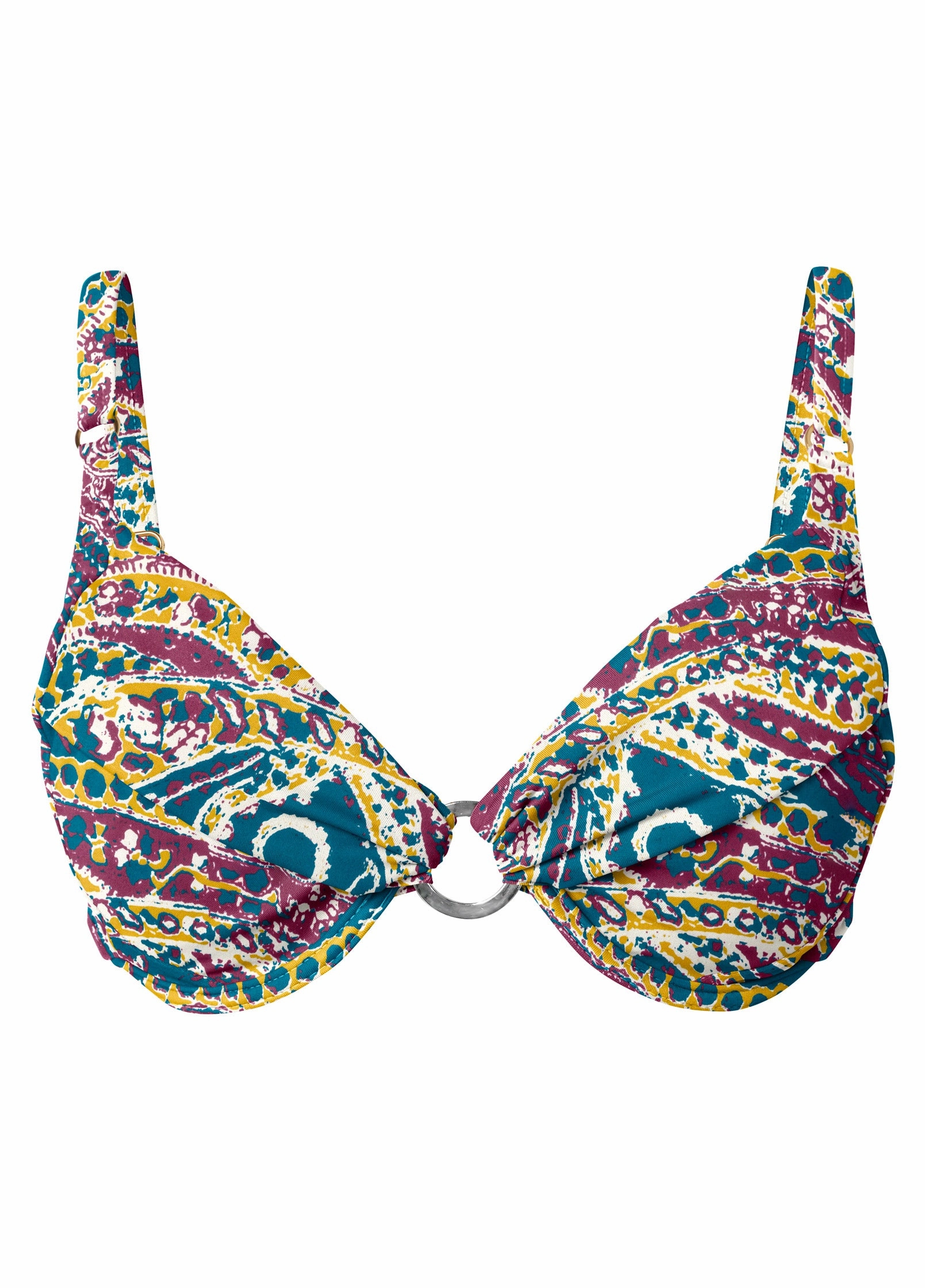 Sally Underwire Ring Top - Gypsy Paisley