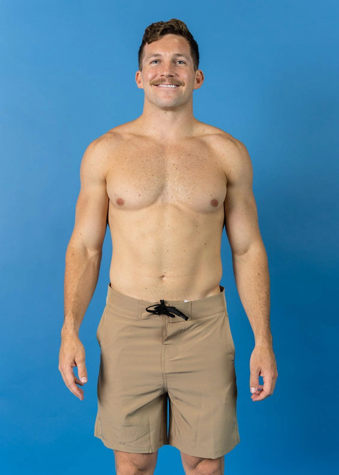 Sand Brown | Men's Swim Trunks