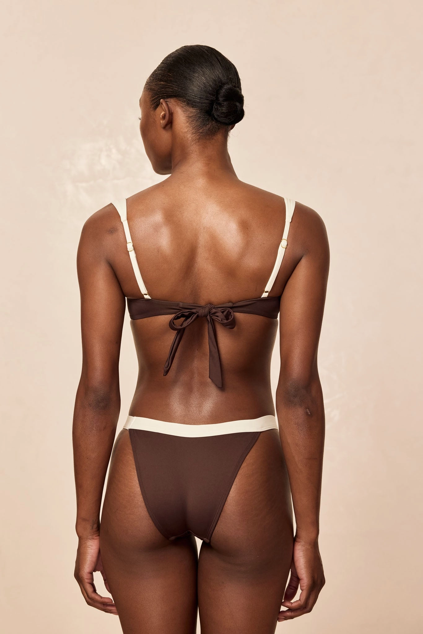 Santorini Bottom - Espresso/Ivory