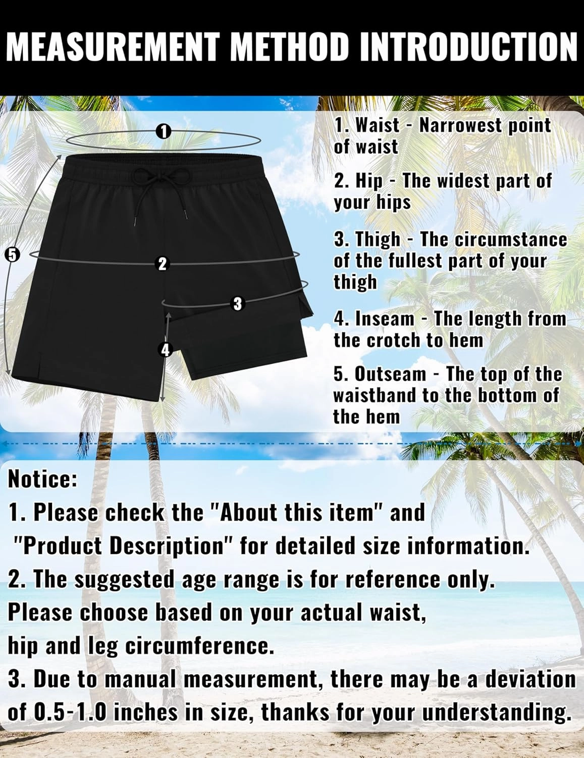 Sarfel Mens Swim Trunks with Compression Liner Mens Bathing Suit 7 Inch Inseam Quick Drying Men's Board Shorts Men's Swimwear